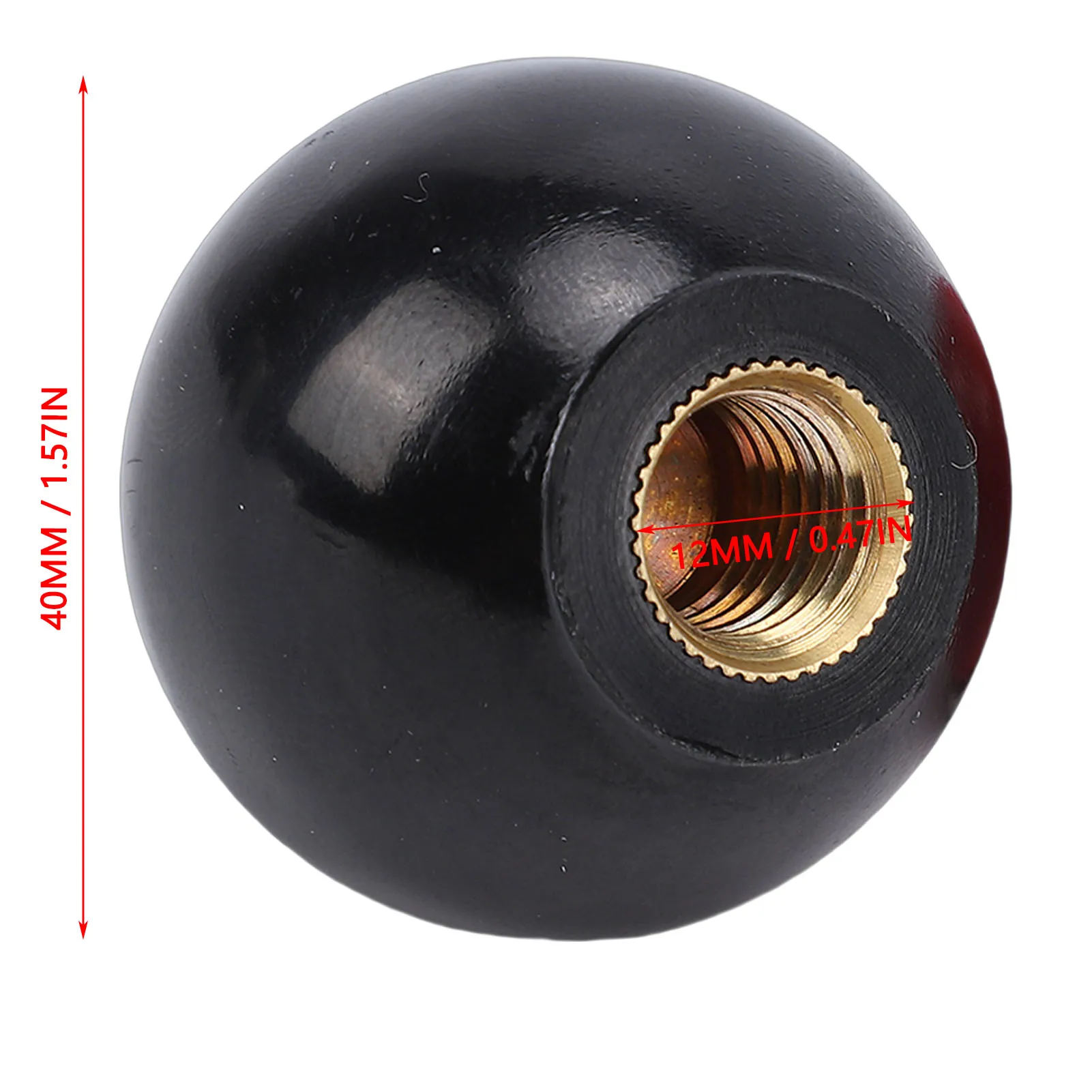 2PCS Gear Shift Knobs R161382 M12x40mm Black and Red Replacement for 3030 3130 3040 3140 3120 3150 4030 4040 4240 4440 4050 4250