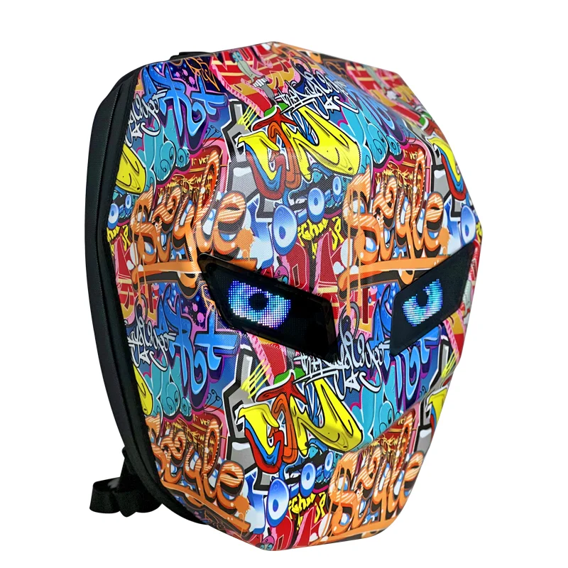 

Светодиодный рюкзак для мужчин, модный рюкзак с жестким корпусом для мотоциклов и велосипедов, рюкзак для женщин, для деловых поездок, походов, рюкзак для ноутбука.