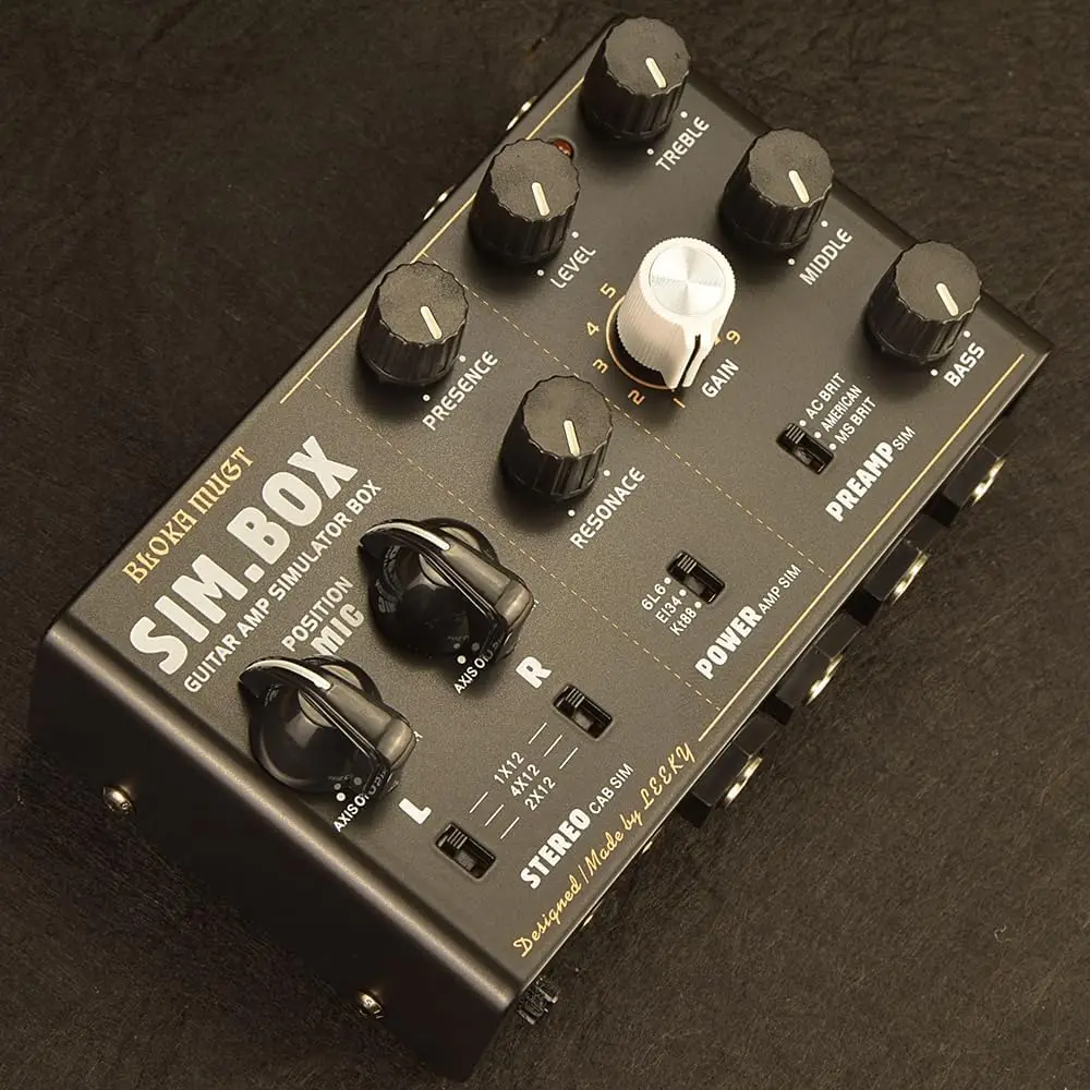 pedal amp simulator Boss IR-200 Amp and IR Cabinet Pedal