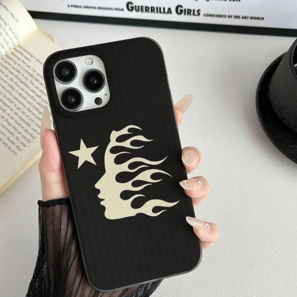 H-HellstarS Fashion Logo For iPhone 17 16 15 Plus Pro Max 12 14 Plus 11 13 Wave Corrugated Stripe Funda Phone Cover view 6