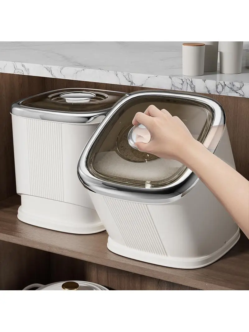 

Sed влагостойкий кухонный ящик для хранения, рисовая бочка, пластиковый контейнер для домашнего использования, большая емкость, более 5 л