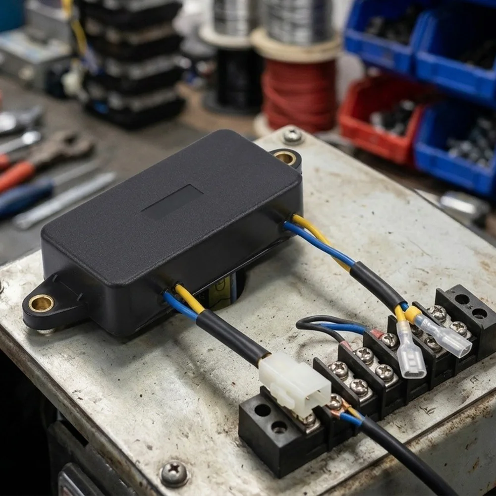 Automatic Voltage Regulator AVR for 2KW 3KW 3.5KW 4KW 4.5KW Generators Featuring 100VDC Output and 2A Load Support