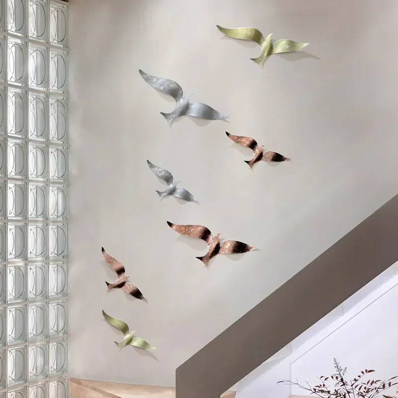 3D Metal Fortune Tree Wall Decor Retro Wrought Iron Art Creative Home Decoration Living Room Hall Hotel Background