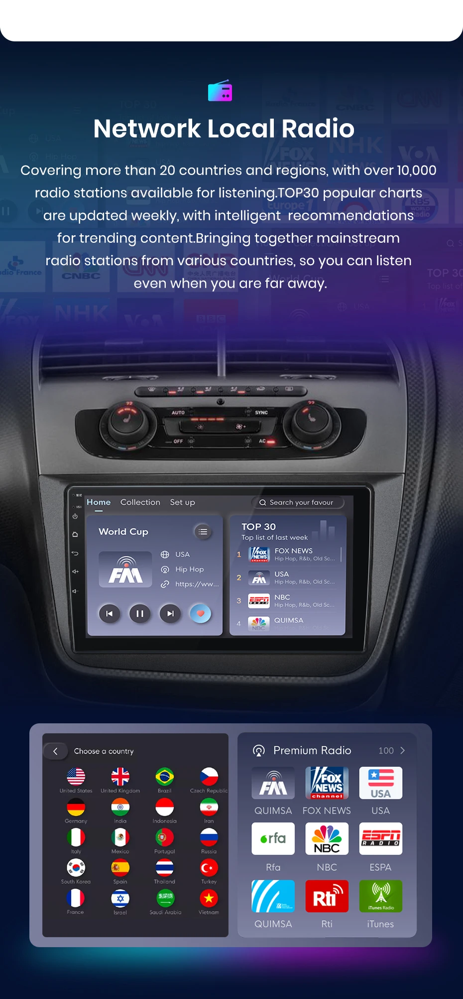 Junsun Wireless CarPlay Android Auto Autoradio für Renault Kangoo 2008–2018 GPS 360 ° Panoramakamera Multimedia 2DIN – Detail 12