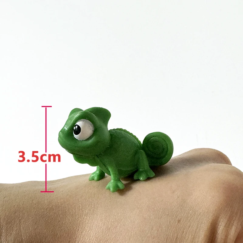 Disney Tangled Rapunzel Pascal the Chameleon Action Figure Toys Collection Tangled Rapunzel Princess Figure Decoration Kids Gift