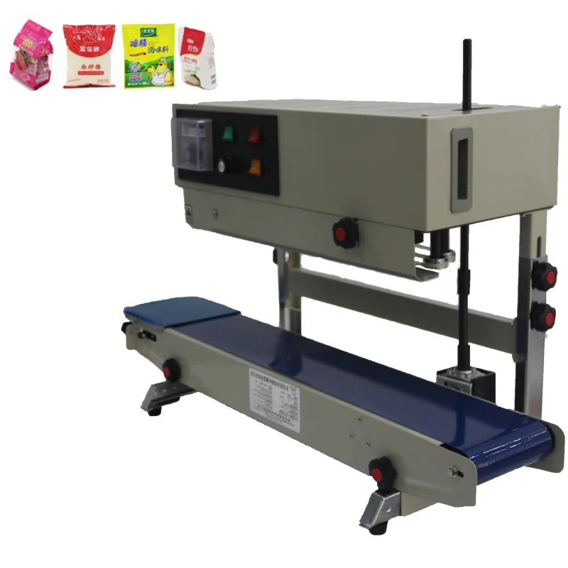 Fr-900 Automatic Vertical Plastic Film Bags Heat Sealing Machine Continuous Band Sealer Machine