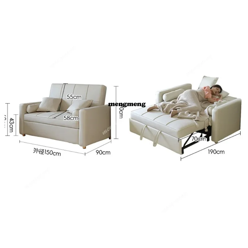 Expandable Kids Luxury Sofa Multifunctional Lounge Living Room Italiano Sofa Relax Design Lazy Sedie Da Soggiorno Furnitures