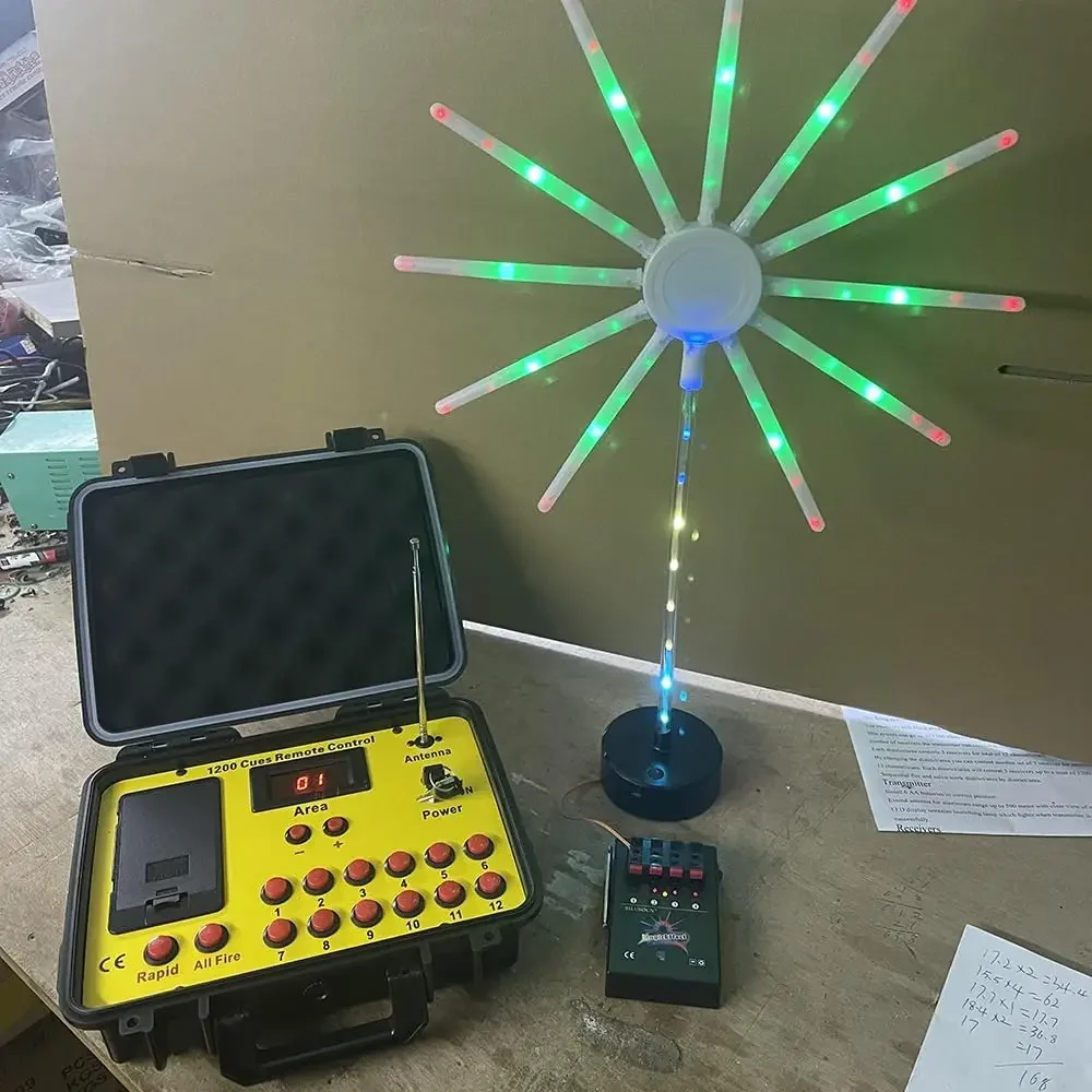 

[Ограниченный запас! ] 60 сигналов беспроводного управления, оборудование для сценических эффектов, контроллер светодиодного освещения для сценического огненно-рабочего мероприятия