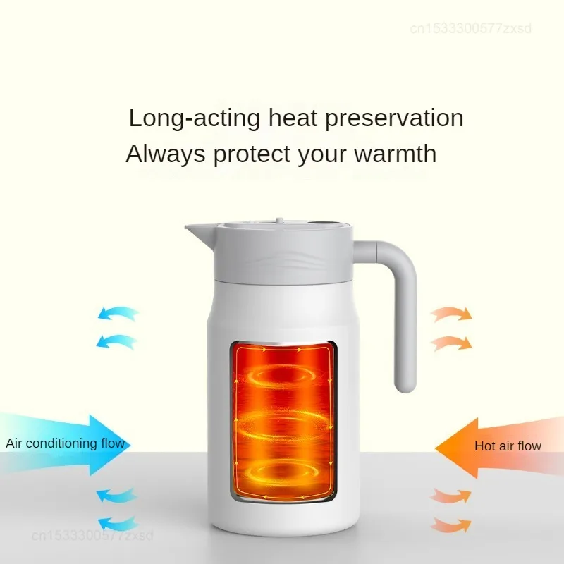 Xiaomi Call ANGE-Bouilloire d'isolation en acier inoxydable, bouteille thermos, pot d'eau, affichage de la température, isolation domestique