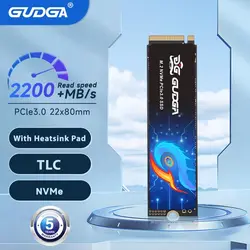 Gudga ssd nvme m2 1tb 512gb 256gb 128gb pci-e 3,0x4 ssd nvme interne Solid-State-Festplatte für PC-Laptop