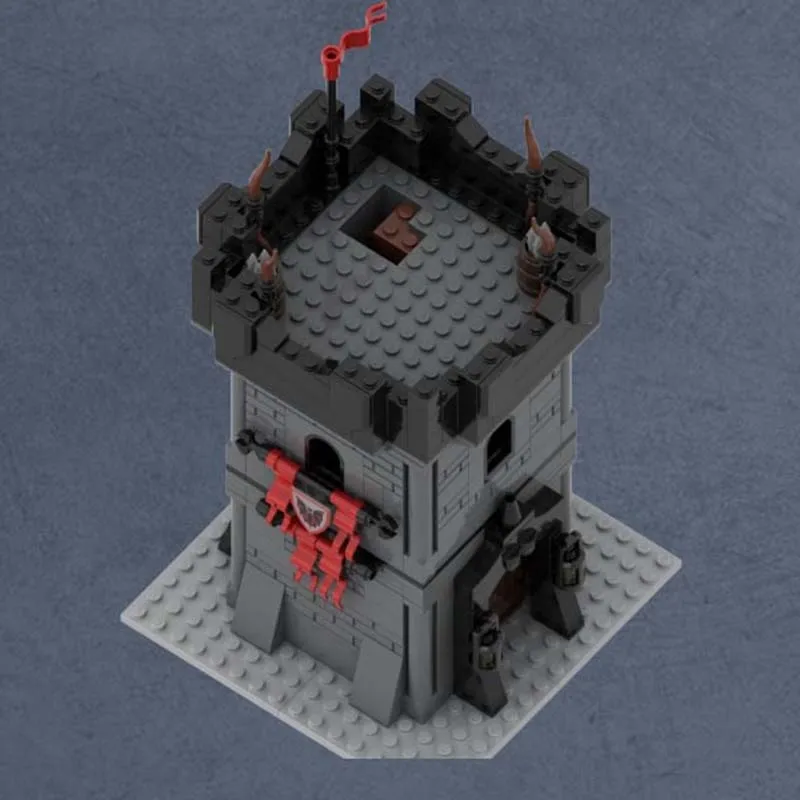 Bloques de Construcción de Castillo Medieval, Modelo de Torre de Vigilancia del Señor, Tecnología Modular, Regalos, Juguetes de Navidad, Sets de Bricolaje, Ensamblaje