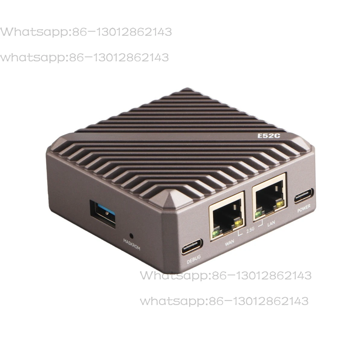 E52C RK3582 gateway, dual 2.5G Ethernet ports, aluminum alloy heat dissipation shell