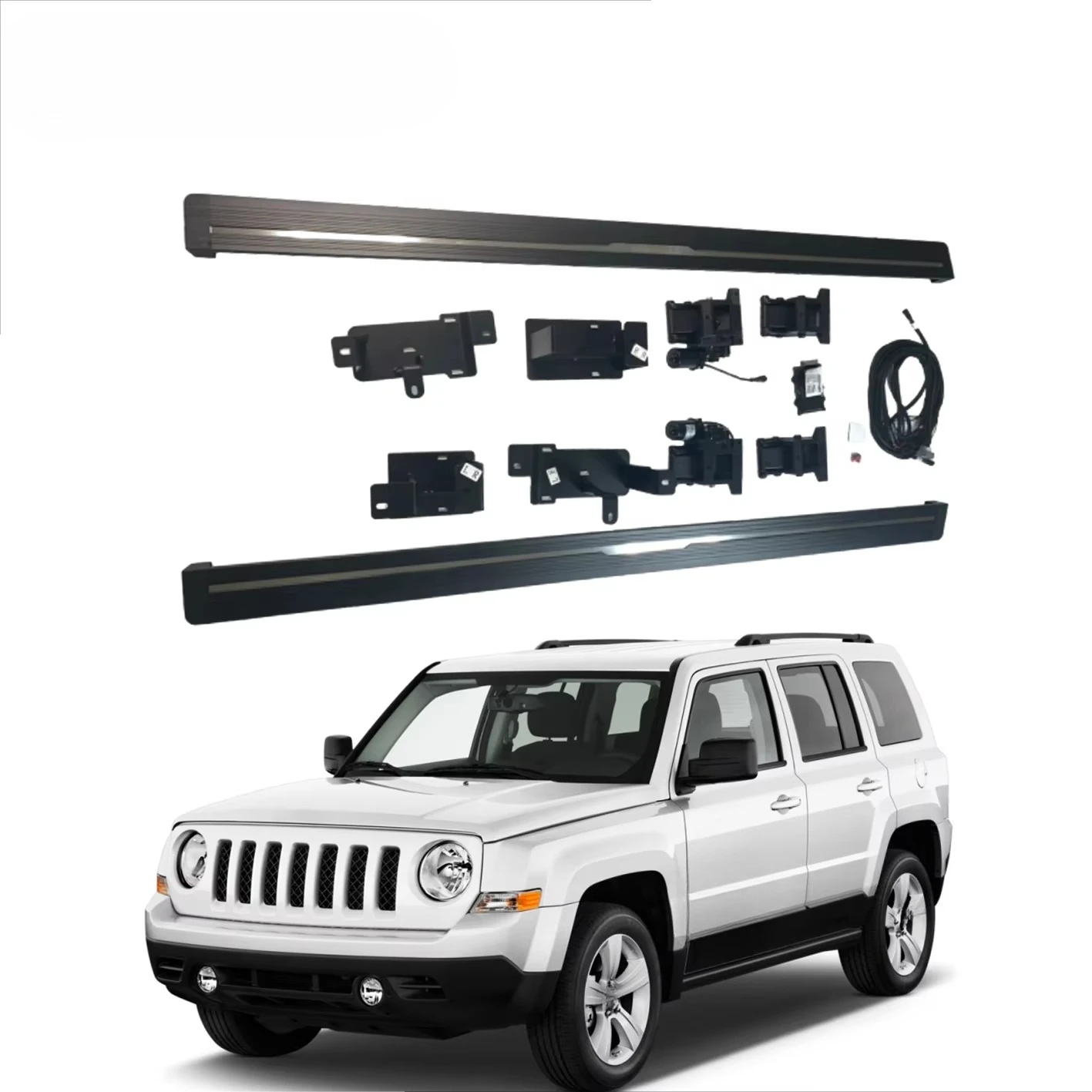 Quality Aluminum Electric Side Pedal Foot Step Automatic Retractable Running Board Electric Side Step For Jeep Patriot/Liberty