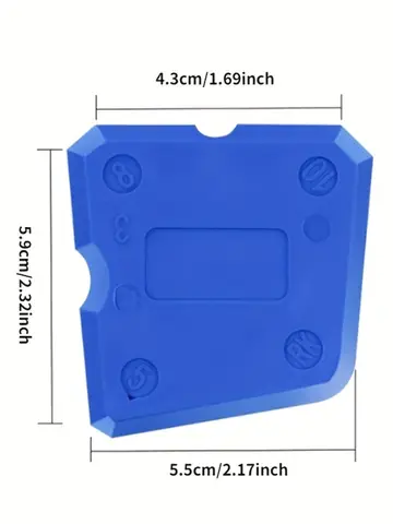 4-Piece Silicone Caulking Tool Set - Versatile, Easy Clean-up, & Professional Sealant Spreading