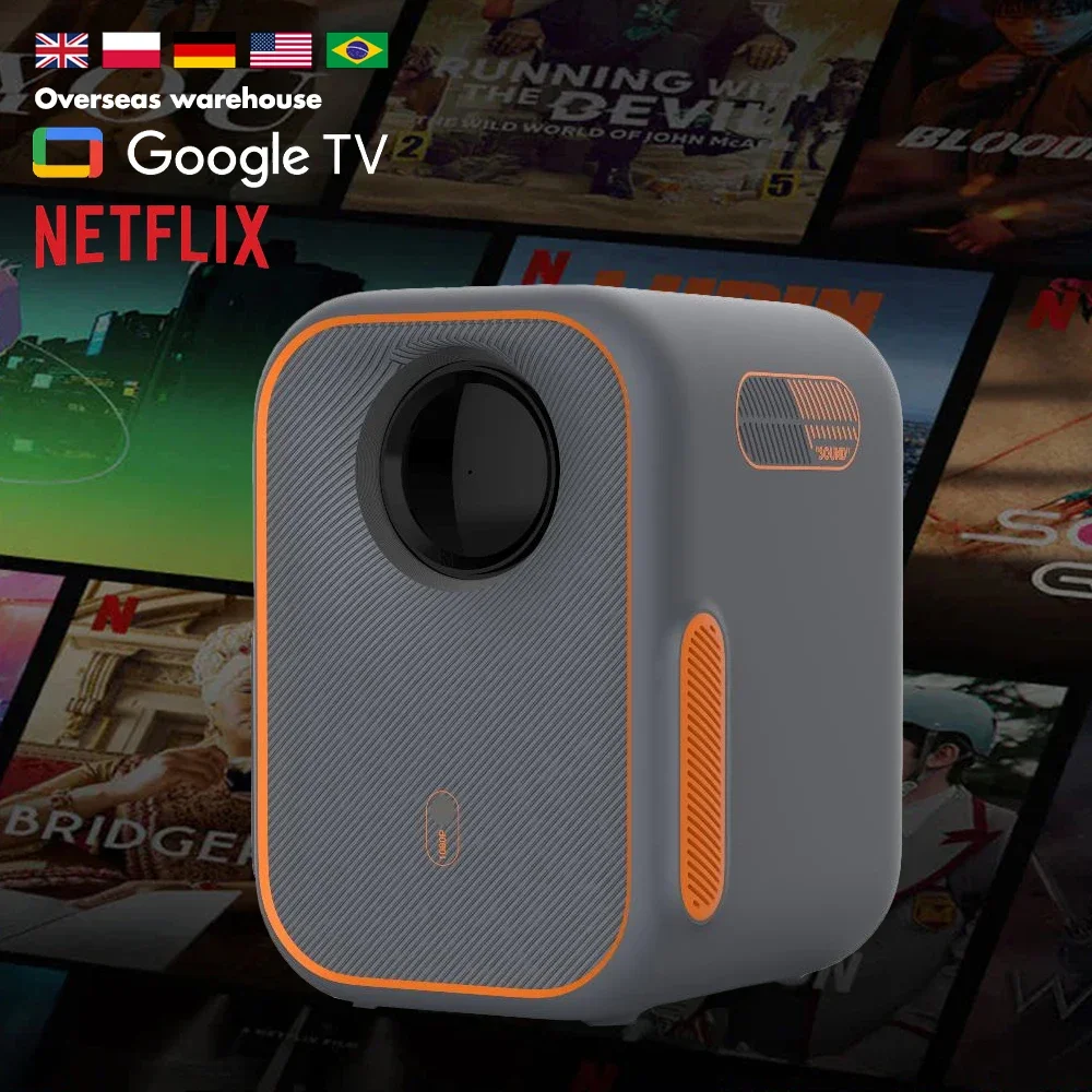 Xming Episode One Mini Beamer 1080p FHD Portatil Proyector 2+16GB Smart Google TV Tragbarer Projektor