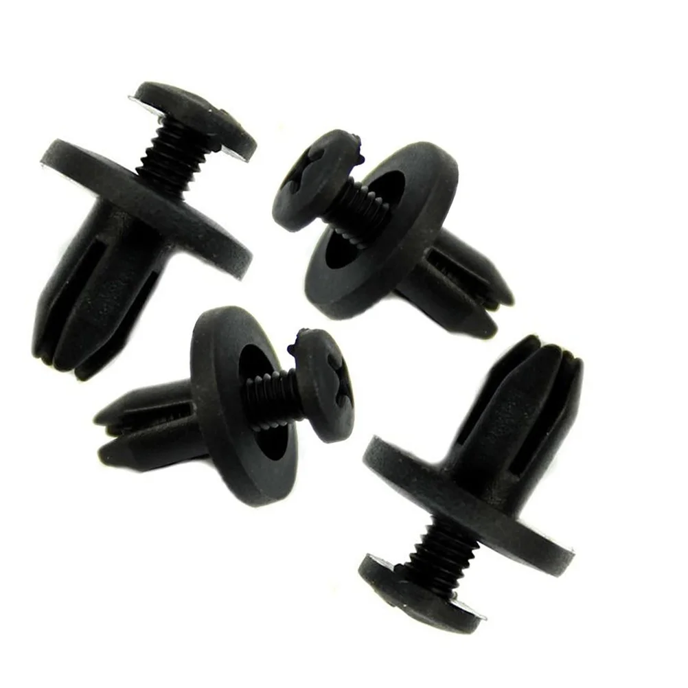 

50Pcs Car Body Clips Push Retainer for Bumper Trim Door Panel Fasteners Replacement Sturdy ABS Material Auto Fixing Rivet
