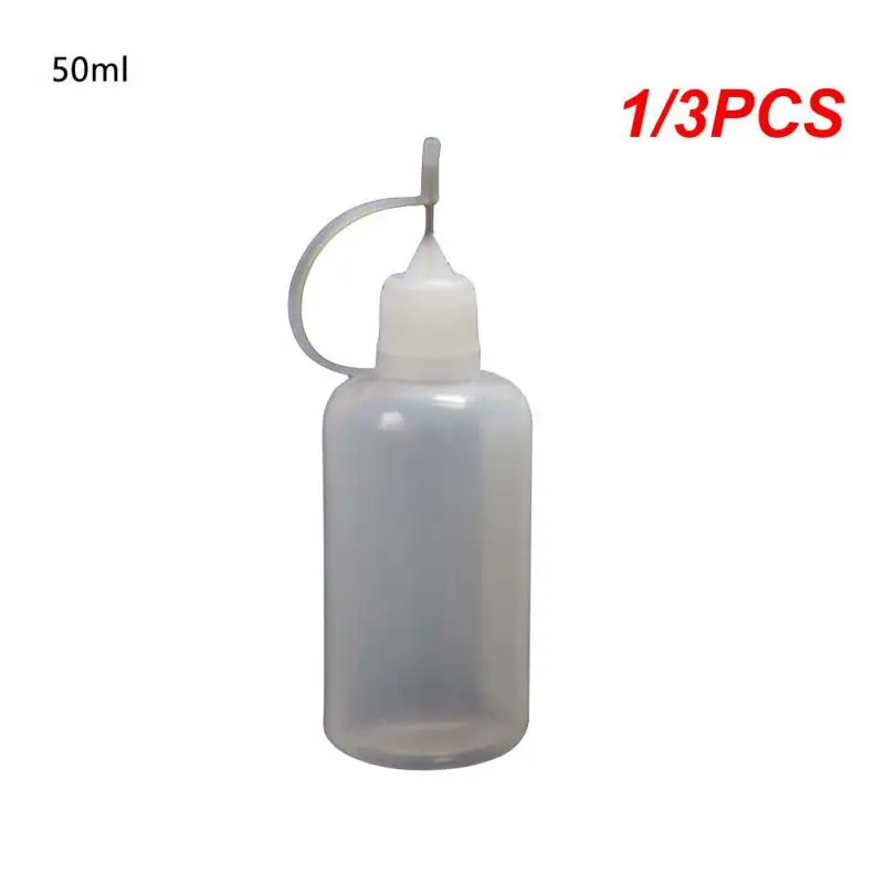 1/3PCS set 5/10/20/30/50/100ML Needle Tip Glue Applicator Bottle for Paper Quilling Scrapbooking Paper Craft Tool