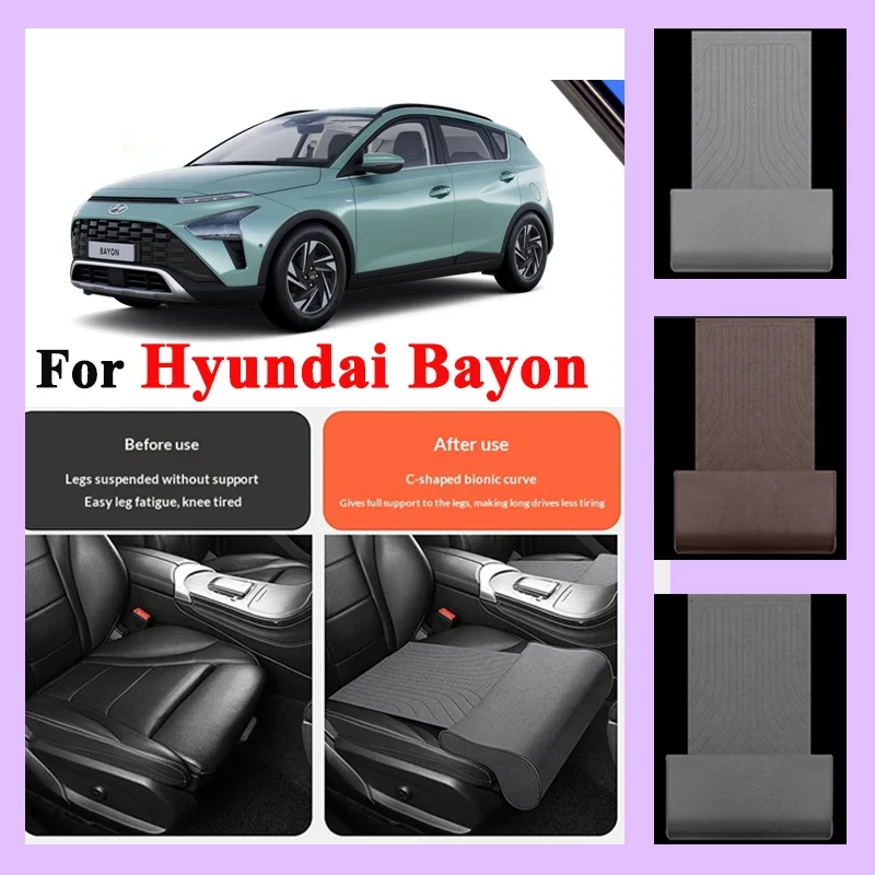 

For Hyundai Bayon 2021-2026 Car Seat Leg Support Extension Mat support pad Seat extension leg pad