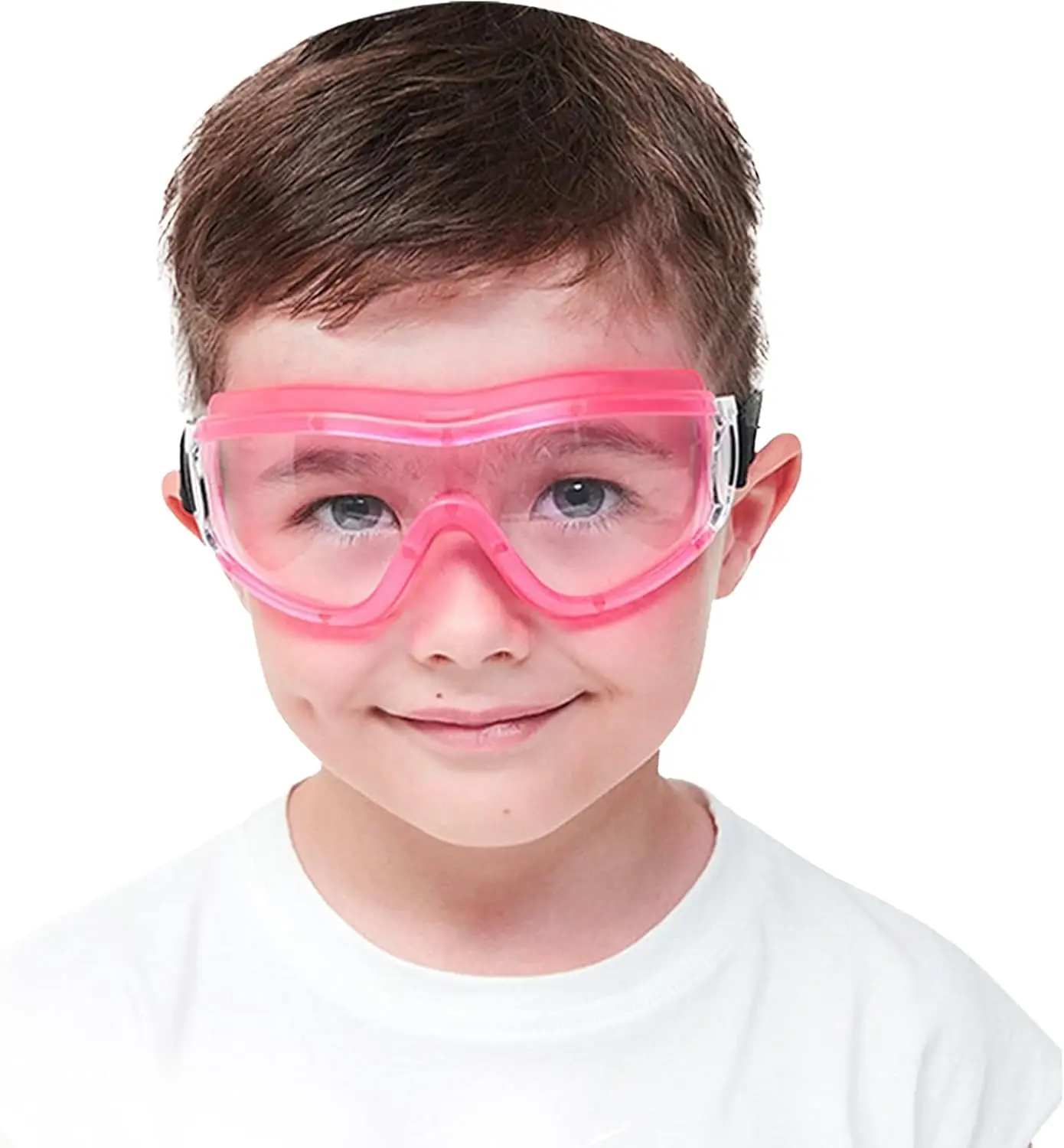 

Anti-Fog Safety Goggles, Adjustable Lab Goggles Compatible with Nerf Gun