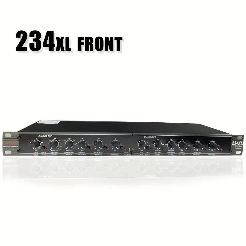 NONE 234xl profession elle Stereo-Audio-Peripherie geräte-2/3-Wege-und Mono-4-Wege-Crossover mit XLR-Anschlüssen, Legierung material 3