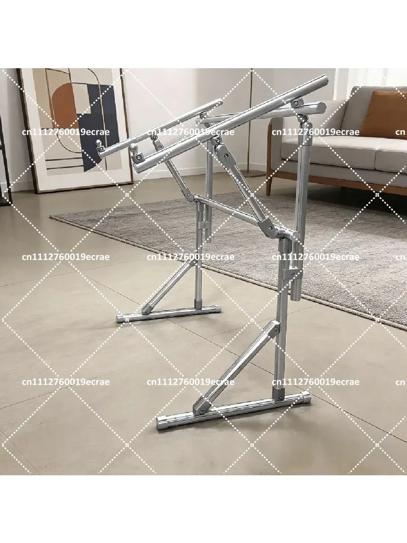 Adjustable Aluminum Cross Stitch Floor Stand – 3-in-1 Embroidery Hoop Holder for Table or Bed