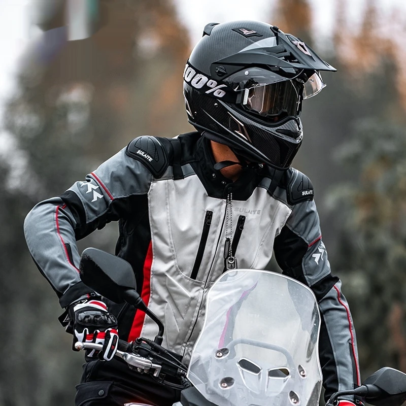 

Winter Motorcycle Riding Suit Winter Set Motorcycle Riding Racing Rally Detachable Lining Suit Outdoor Four Season Riding Pants