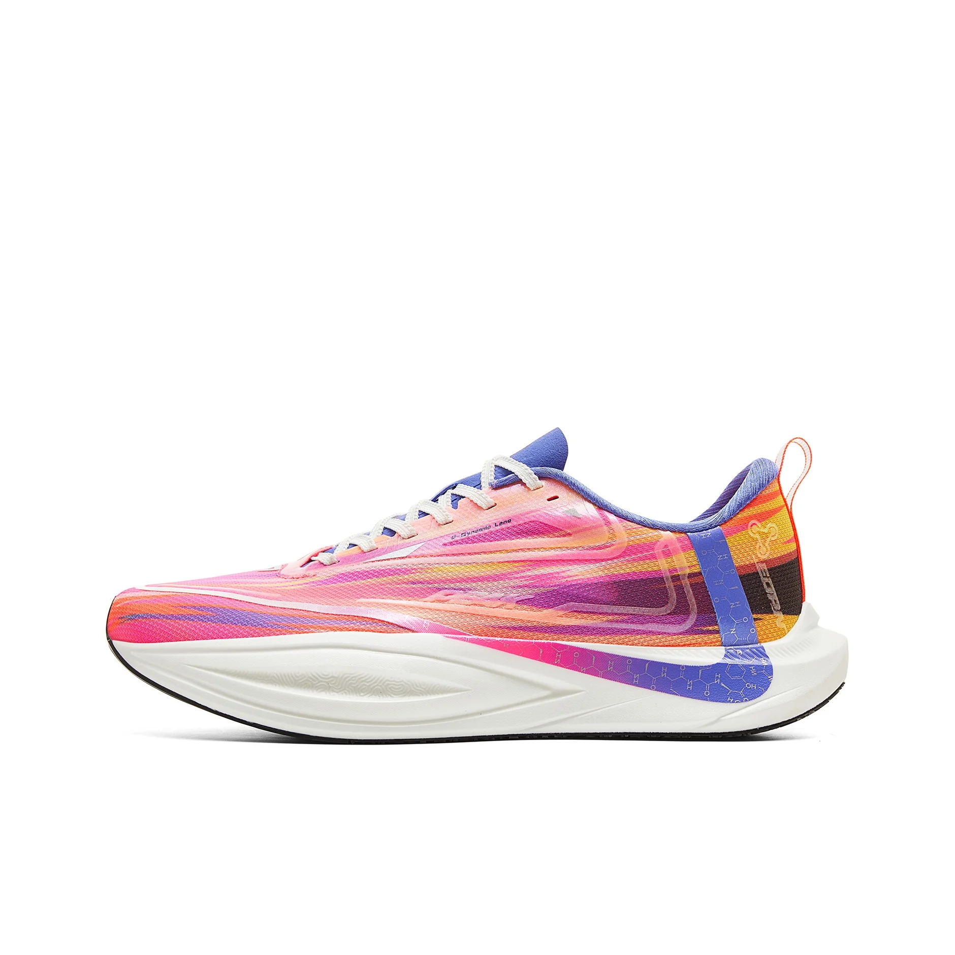PEAK Cushioning Zapatillas para correr de caña baja, antideslizantes y resistentes a la abrasión, para hombre, color rojo rosa Heather