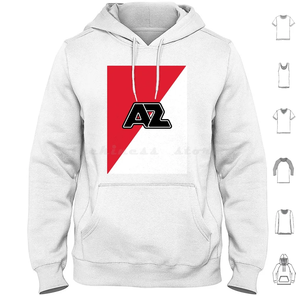 Az Alkmaar sudaderas con capucha de manga larga Az Alkmaar Zaanstreek Holanda Países Bajos Nederland holandés Eredivisie fútbol