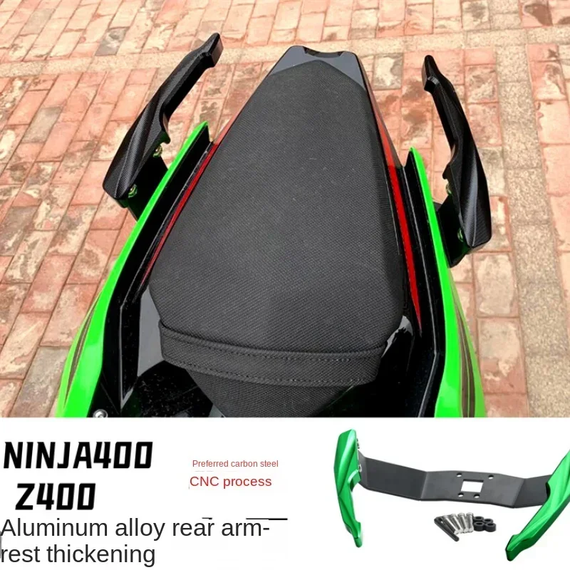 

Motorcycle Accessories for Kawasaki Ninja Z400 NINJA400 18-23 Years Modified Rear Armrest Rack Moving Car Tail Aluminum Alloy