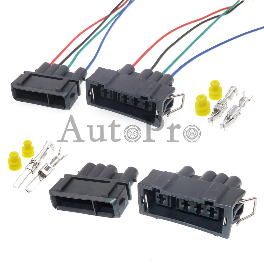 

1 Set 4 Hole 357972964K Car Starter Oxygen Sensor Wiring Sockets 357 972 964 K 357972754J Connector Assembly 357 972 754 J