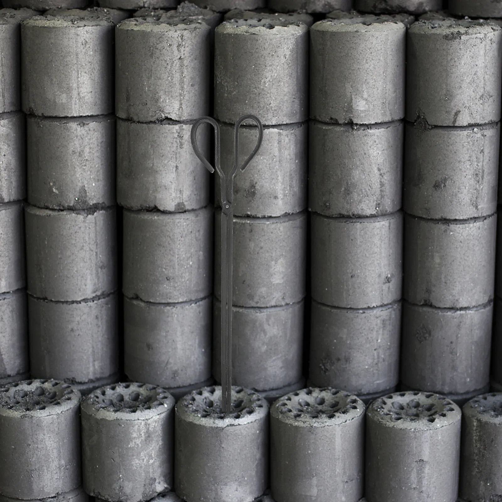 

Удлиненные тяжелые железные винтажные щипцы для дров, ножницы-захват для камина, барбекю, костра, углей