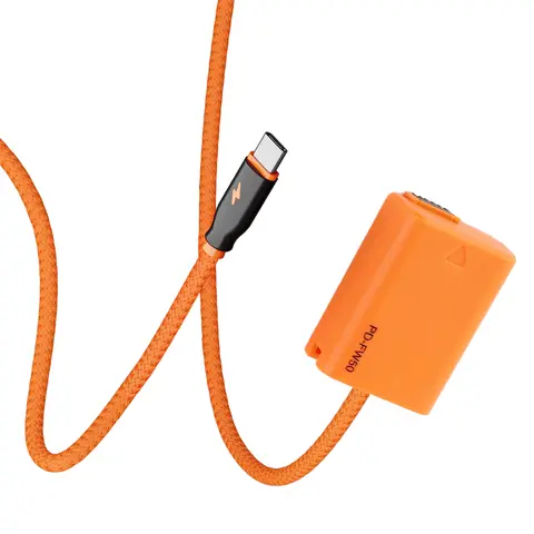 ZGCINE NP-FW50 Dummy-batteri med typ-C PD-nätkabel 60 cm lång ersättning för Sony A7/A7M2/A7R2/A7S2/A6000/A6300/A6500 6 best sales Sony A7M2 - №5