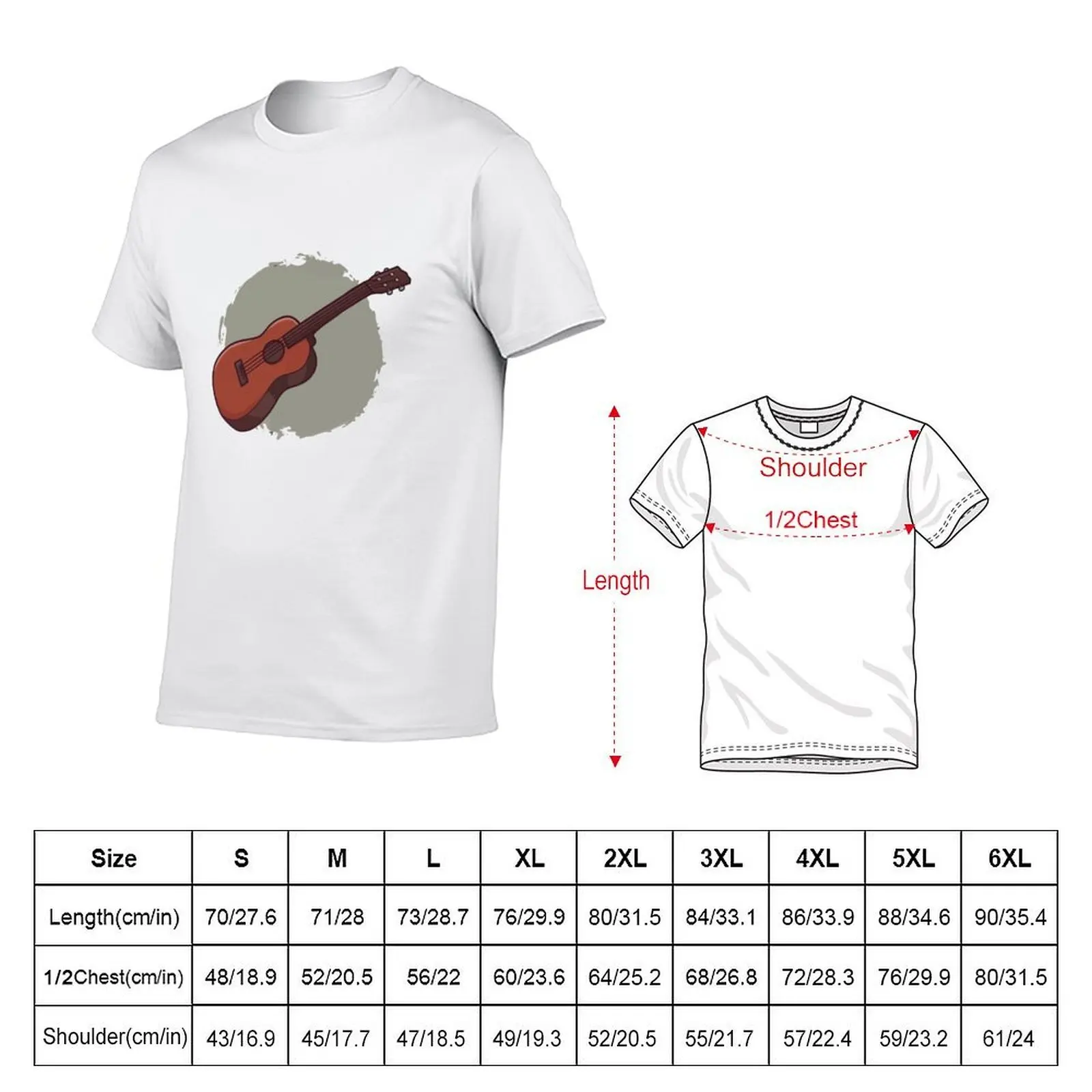 Ukulele T-Shirt mens graphic t shirts black cotton t-shirt plain for man package T-Shirt