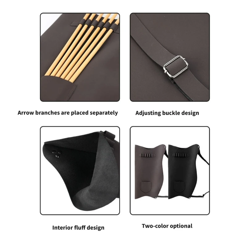 

Традиционный чехол для луков Легкий чехол для охотничьих луков из искусственной кожи Легко носить с собой