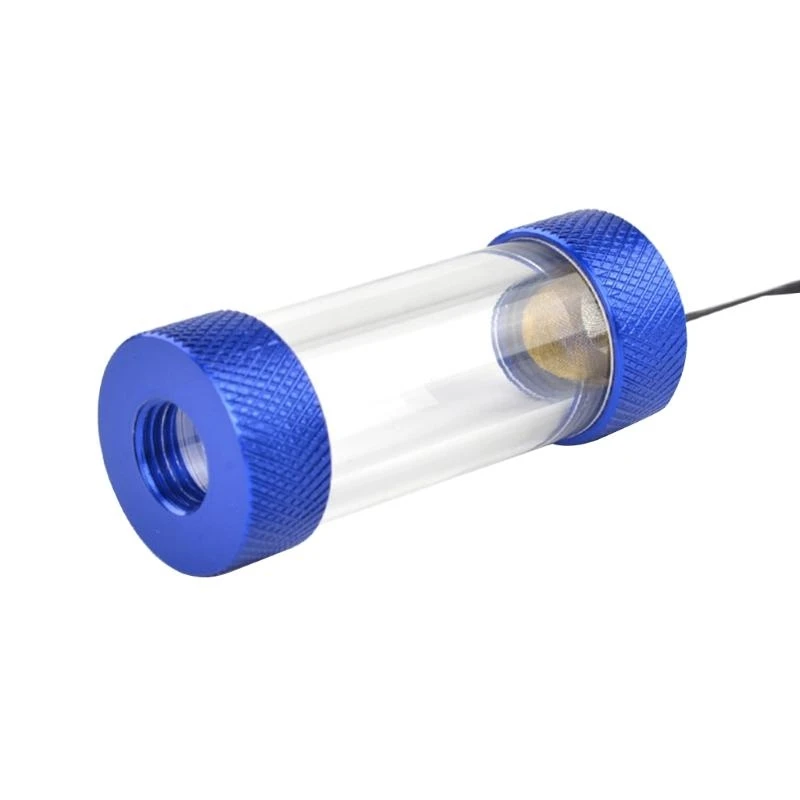 LX0B 4 Inner Thread Inline Filter Fitting Computer Water Cooling System Multicolor