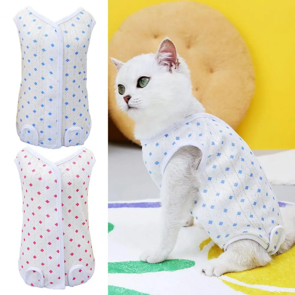 Pet Neutering Suit Anti-Lick Cat Protective Clothing Post-Surgery Recovery Dog Physiological Suit Pet Supply Postnatal Clothes