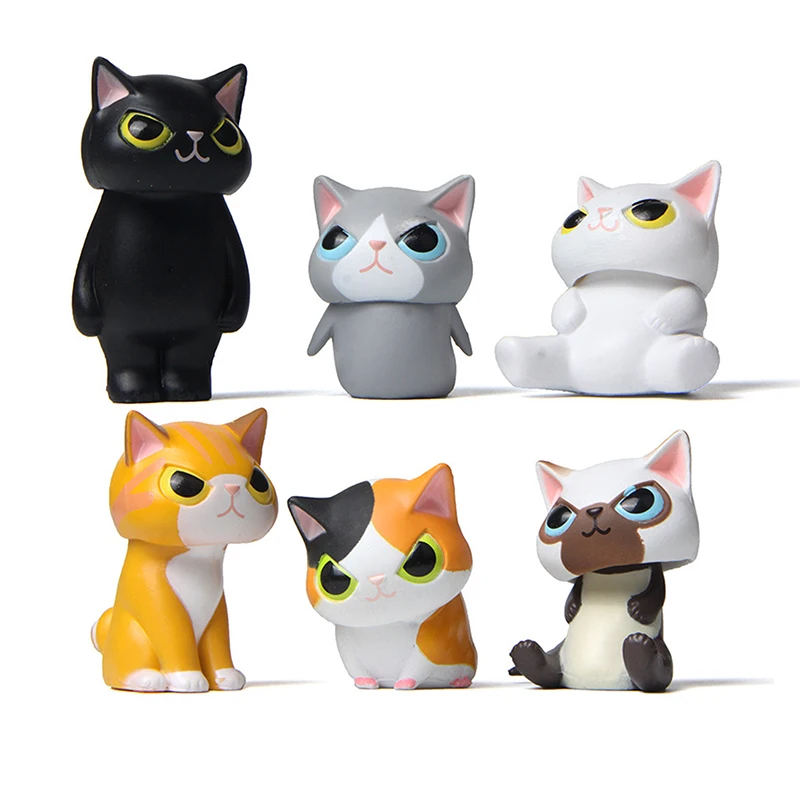 6 Animals Disguised As Cats Cats Dressed Up In Headgear, Shiba Inu, Guinea Pig, Hand Creative Landscape Figures