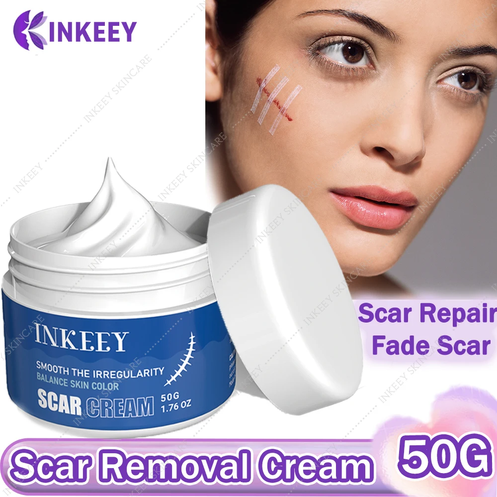 Scar Removal Cream Fade Acne Scar Spots Treatment Stretch Marks Burn Surgical Scar Repairing Cream New Old Scars Gel Skin Care