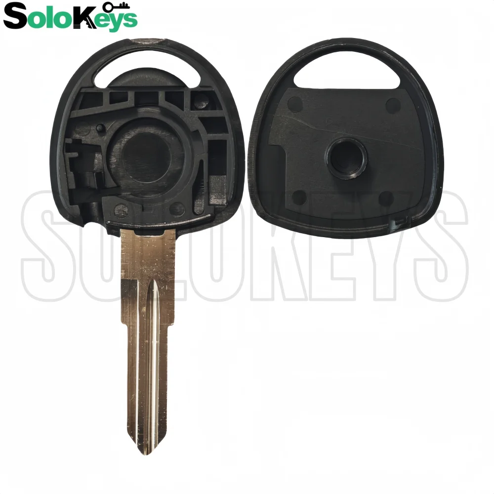 10Pcs/Lot SOLOKEYS Replacement Transponder Key Shell Fob For Chevrolet Car Flip-top Holder Chip Uncut HU46 YM28 Blade