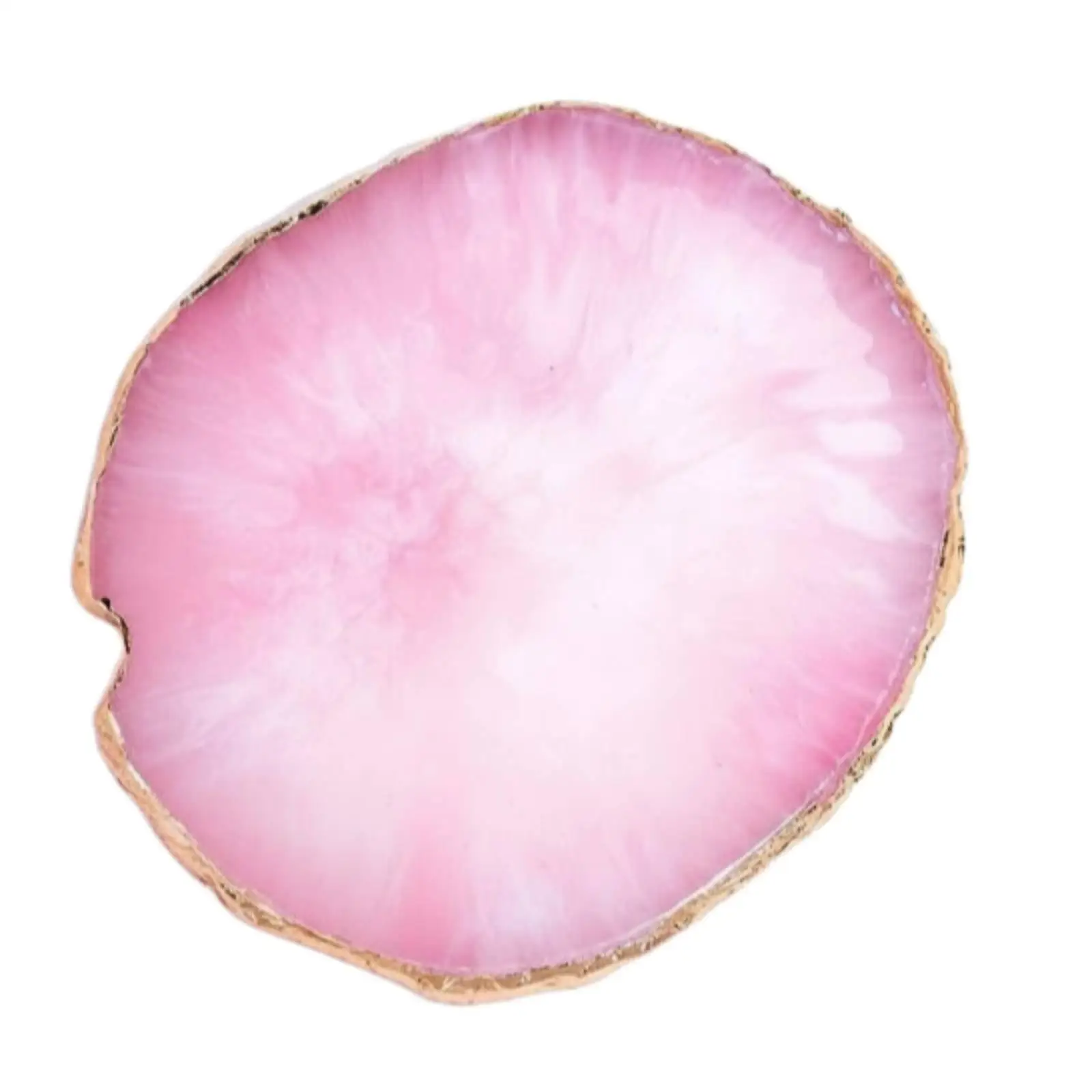 Resin Palette Agate Texture Mixing Plate Nail Art Display Coaster Manicure Accessories for Nail Painting