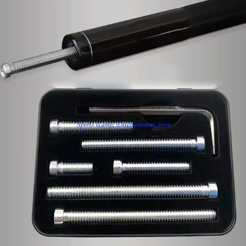 

G7NF 6pcs Биллиардные сигналы веса болтов замены противника для промежуточного веса для Billards Cue