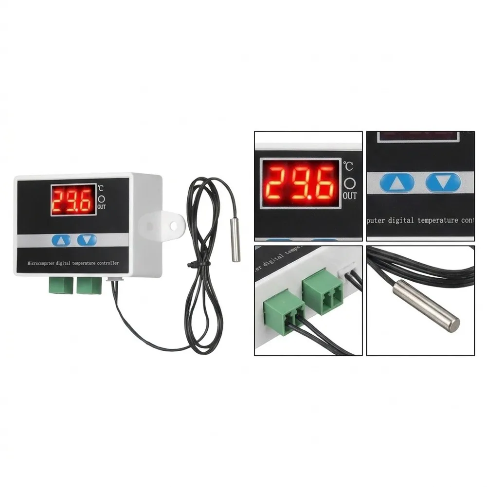 Digital Temperature Controller Dual AC110-220V DC12V High Precision Thermostat For Aquarium Incubator Intelligent Controls