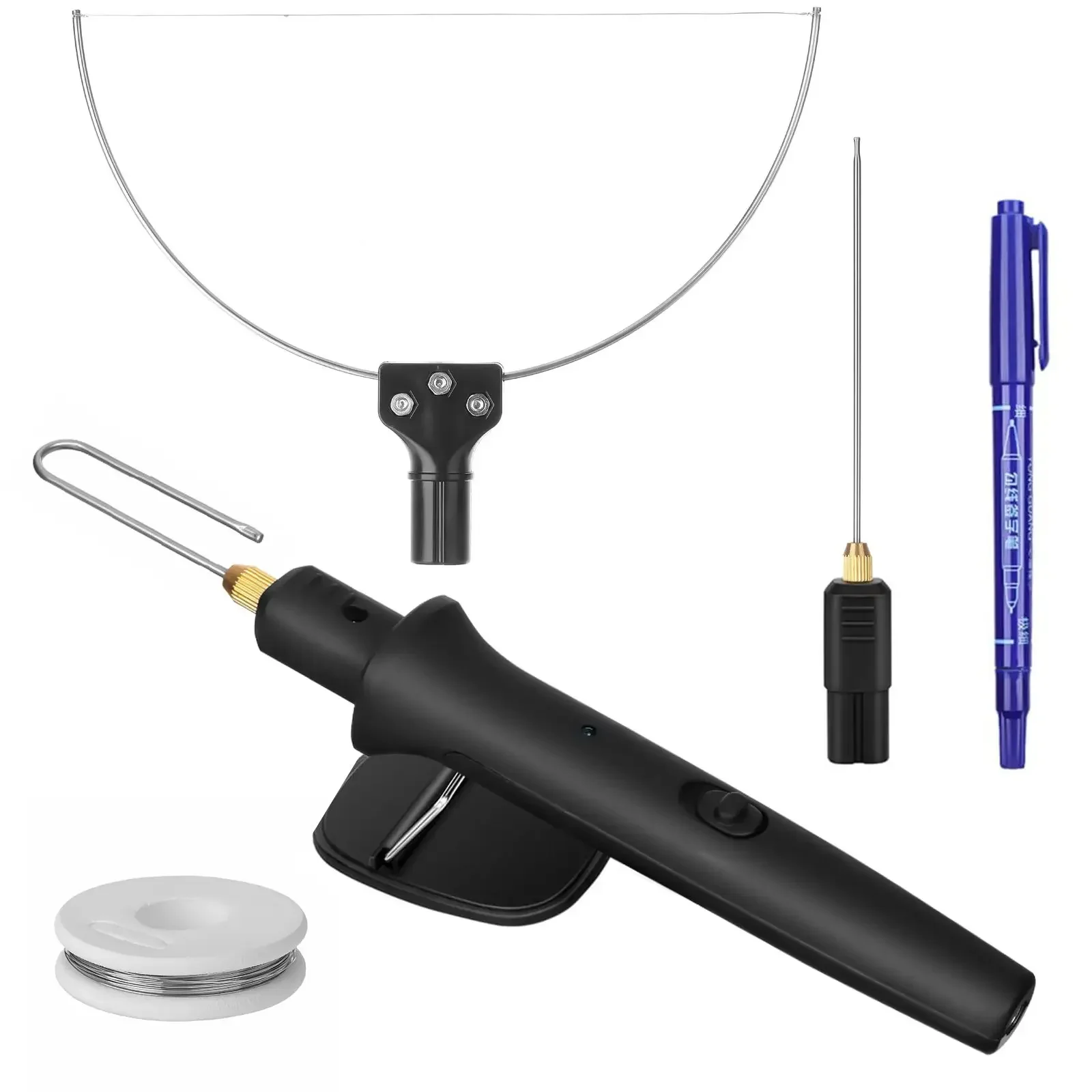 

18W 3 in 1 Foam Cutter Electric Cutting Machine Pen Tools Kit 100-240V Styrofoam For Cutting Holes Digging Details Handling