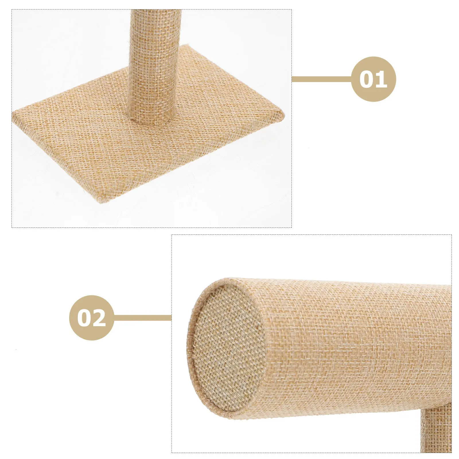 

Hair Ring Storage Rack for Organizing Headbands Hoops Hair Ties Display Stand Desktop Organizer for Accessories Jewelry