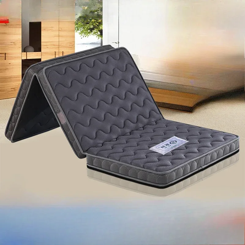 

Foldable Palm Mattress Meters Hard and Thin Economic Natural Coconut Palm Floor Bed Cushion Sleep Tatami Mat Triple Folding