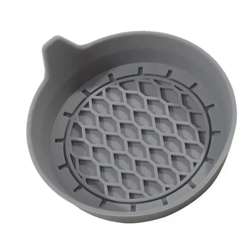 2/4 قطعة حامل الكأس سيارة كوستر حامل الكأس السيليكون إدراج العالمي عدم الانزلاق حامل الكأس اكسسوارات السيارات الداخلية وسادة كوب صامتة #5