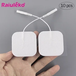 10pcs 5x5cm/5x9cm TENS Non-woven Self Adhesive Replacement Reusable Electrode Pad for Muscle Stimulator Tens Massager Pads