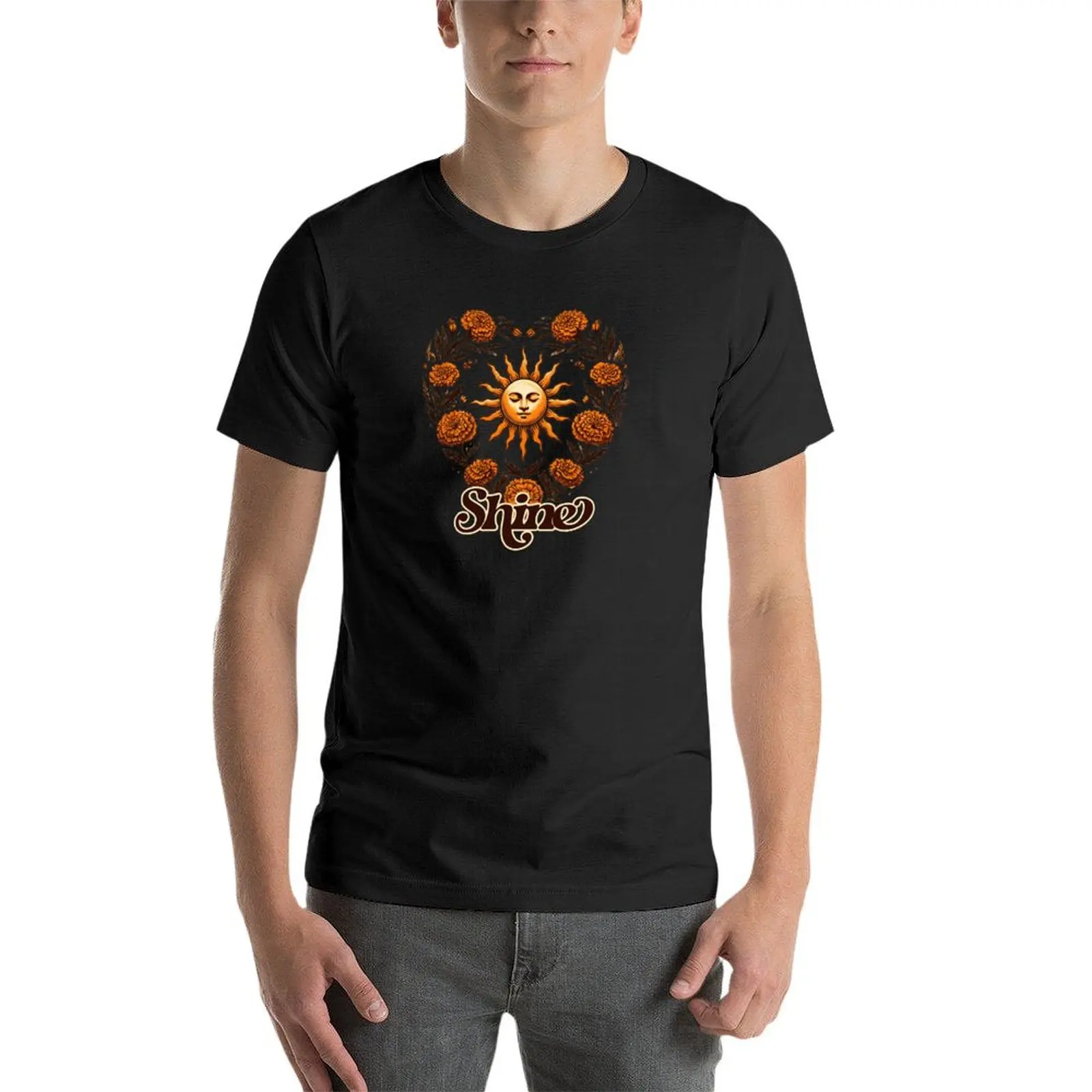 Marigolds Sunshine T-Shirt new edition oversized boys animal print mens t shirt graphic