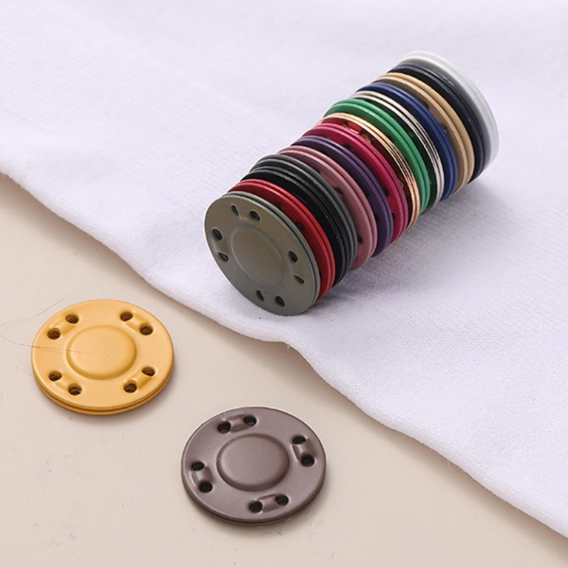 12.5/21/25mm Magnetic Clothing Invisible Magnet Buttons Snaps Fasteners Buttons for DIY Clothing Bag Overcoat Sewing Supplies