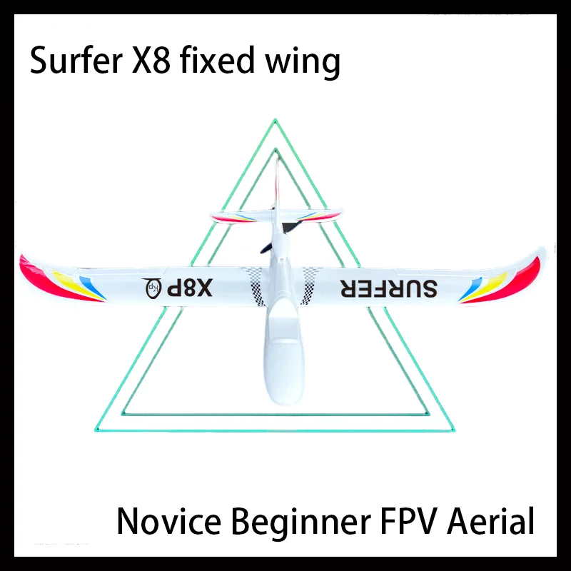 

Fixed Wing Unmanned Aircraft Surfer X8 Glider Beginner Fpv Aerial Photography Model Crash Proof Quick Detachable Wing Convenient